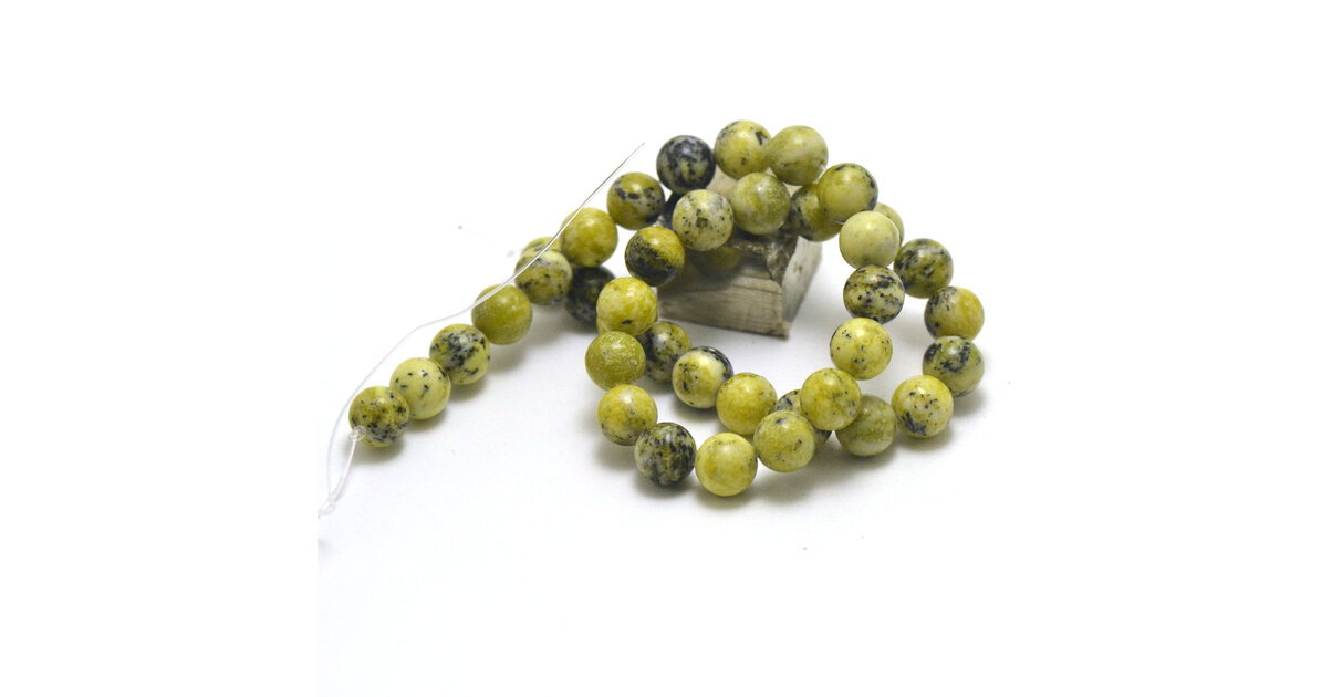 Fil De Perles En Chrysoprase - Boules De 6mm - Environ 63 Pièces Pour 39cm - Neuf Pour Création De Bijoux